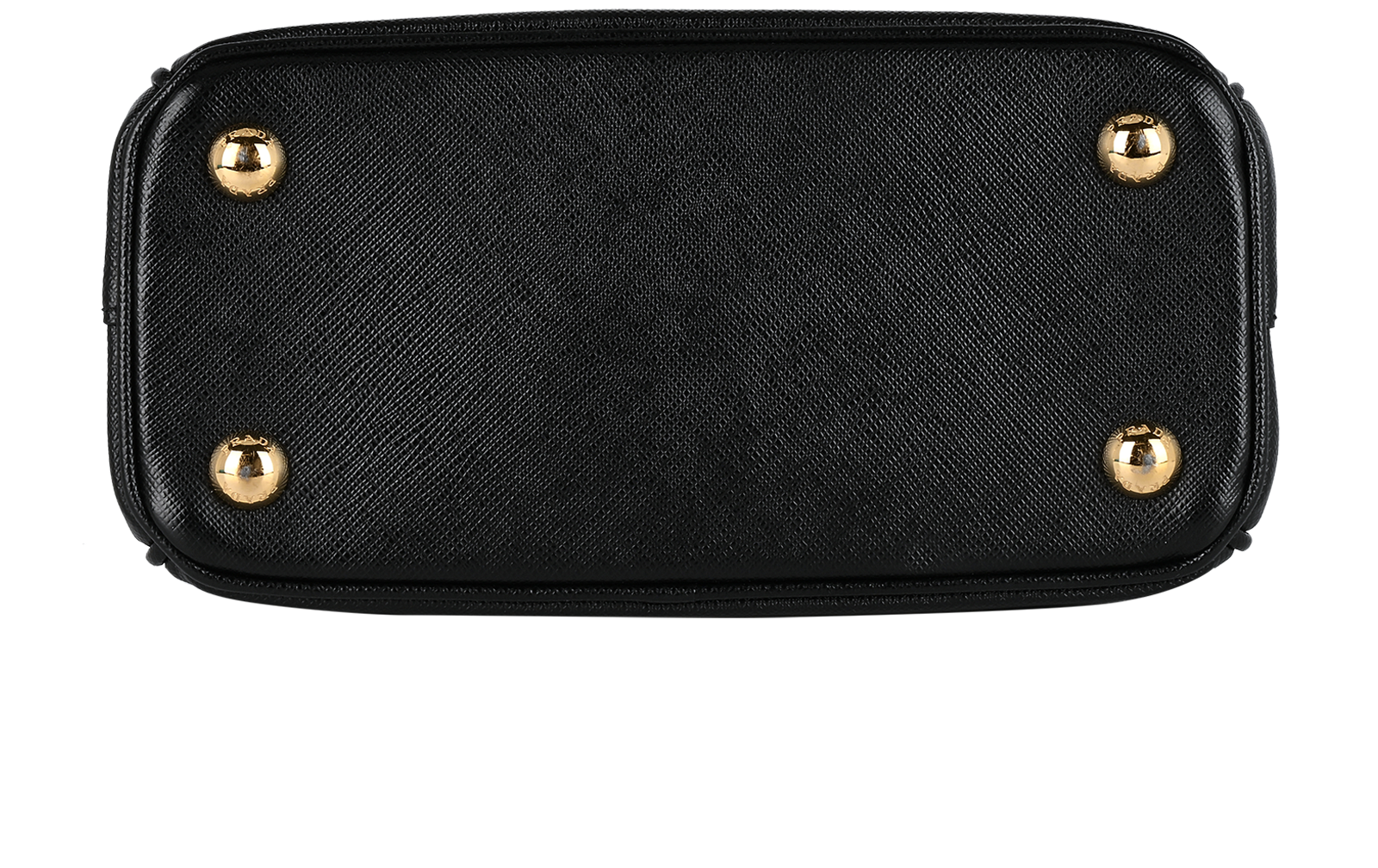 Mini Galleria, &pound;1,600, Handbags, Black, Leather, Top view